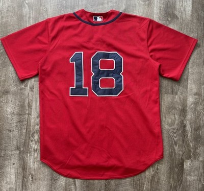 Vintage Johnny Damon Red Jersey Men's Boston Red Sox #18 MLB