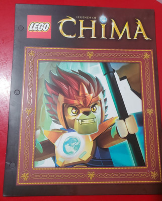 Lego Legends Of Chima 2 Pocket with 3 Holes Folder NEW [12''H x 9''W] 2013
