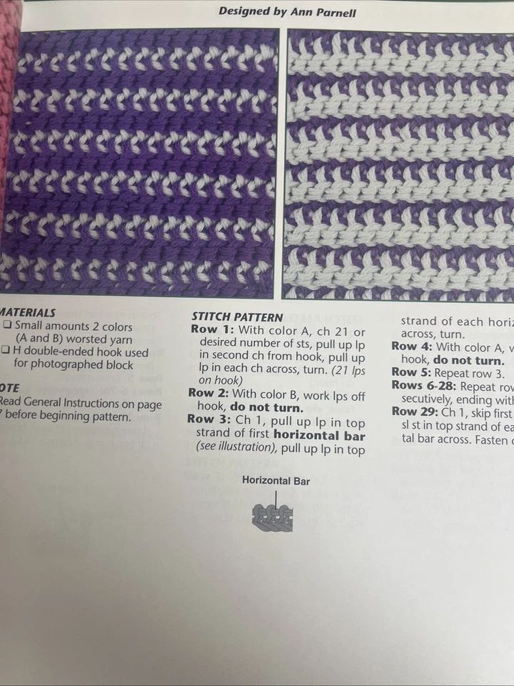 101 Double-Ended Hook Stitches Crochet Instructions Book Annie’s Attic - Image 3 of 4