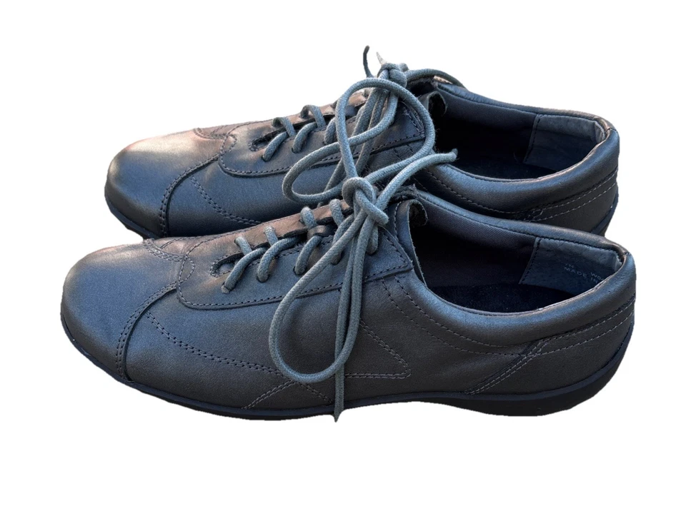 Zapatos para mujer Walking Cradles Cobra Oxford de cuero negro talla 7N Foto 3 de 4