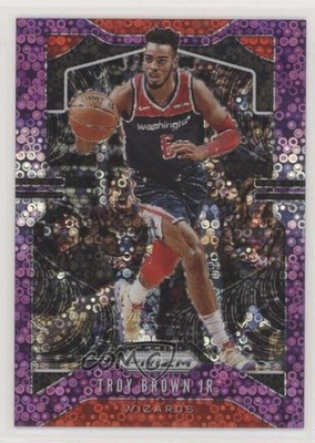 2019-20 Panini Prizm Fast Break Purple Prizm 1/75 Troy Brown Jr #196 yn4