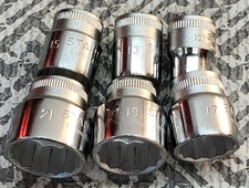 Stahlwille 45 Series Sockets 21 19 17 15 13 Spark Plug Made In Germany