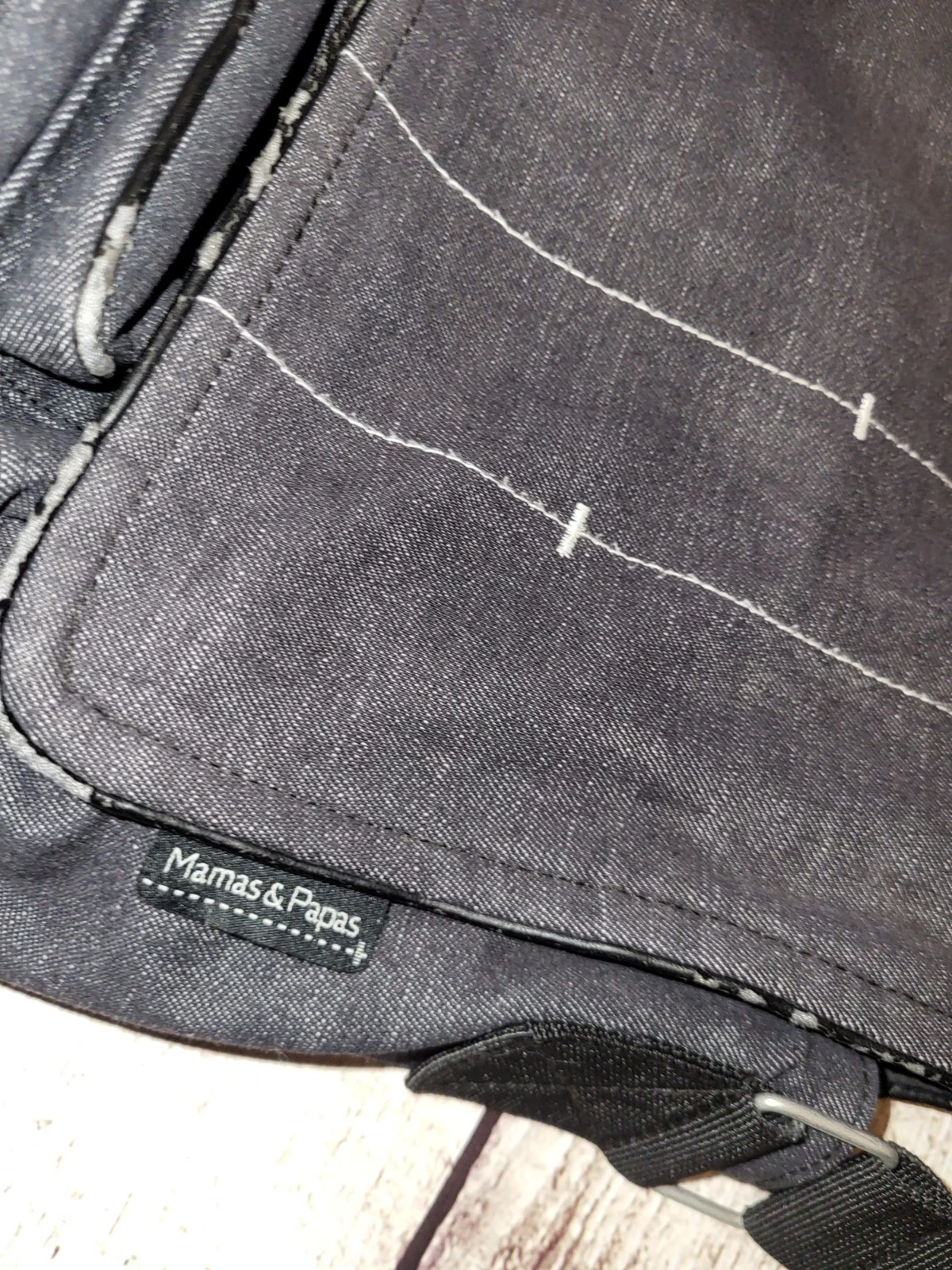 Mamas and Papas Changing Bag Grey With Changing Mat