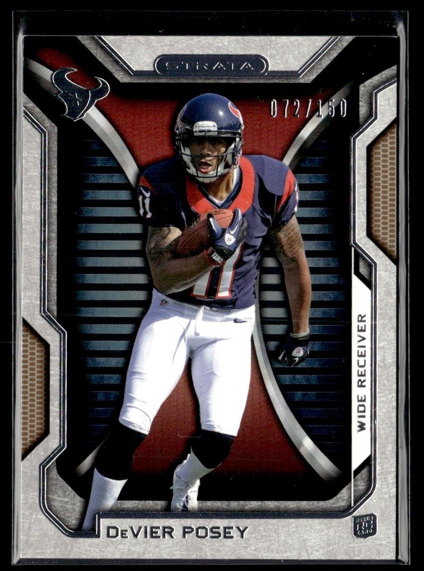 2012 Topps Strata Hobby Bronze DeVier Posey RC 072/150 Houston Texans #146