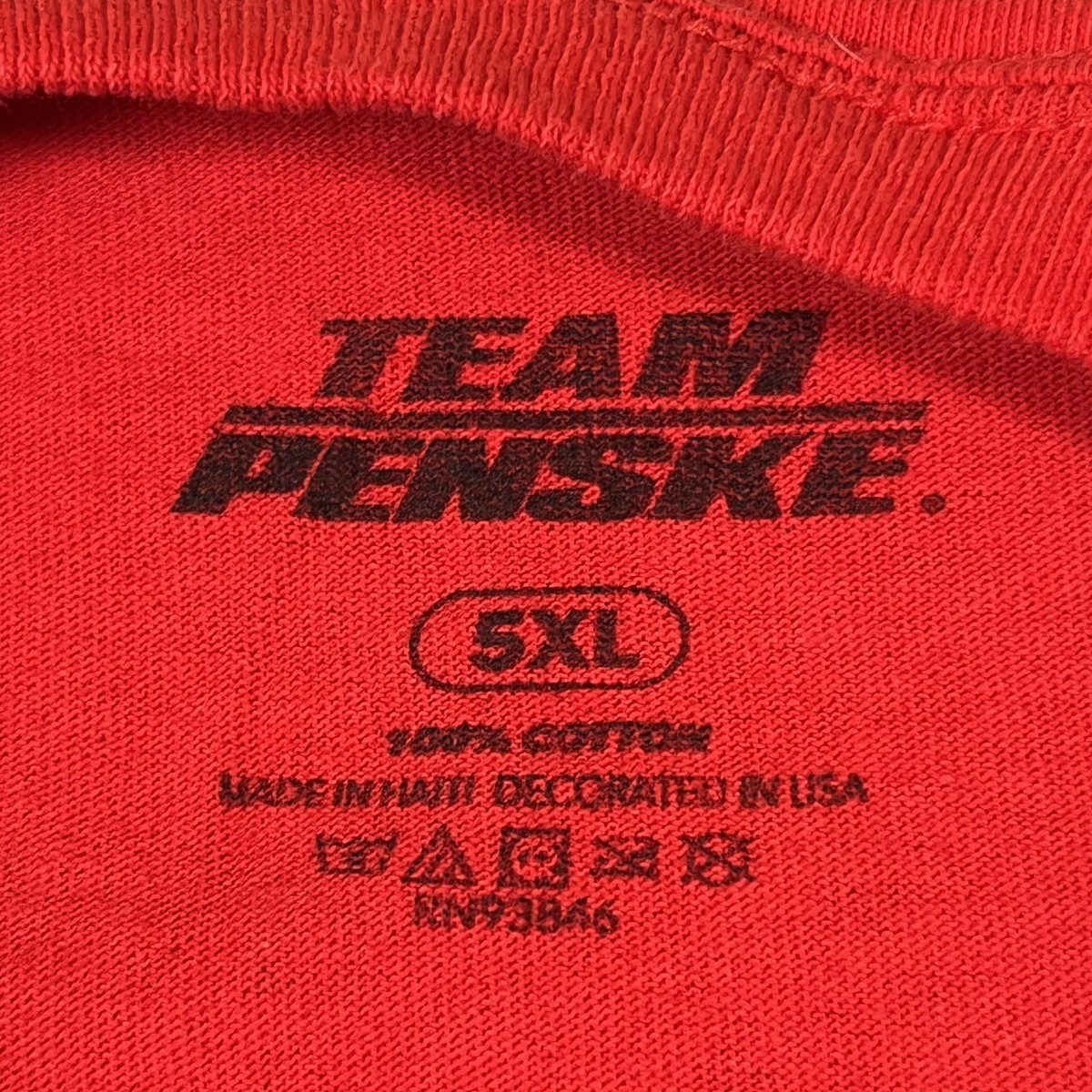 Ryan Blaney NASCAR Team Penske T-Shirt Men's 5XL Red Bodyarmor Racing Ford View 4