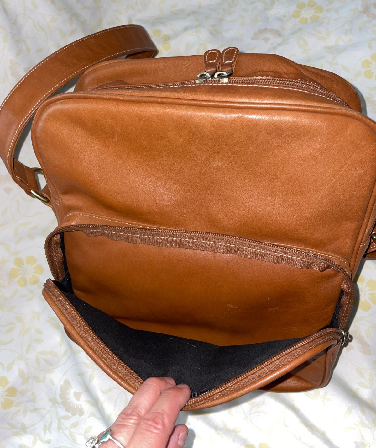 COACH Vintage 9920 Tan Leather Commuter Carryall Bag-UNISEX-RARE FIND image 7