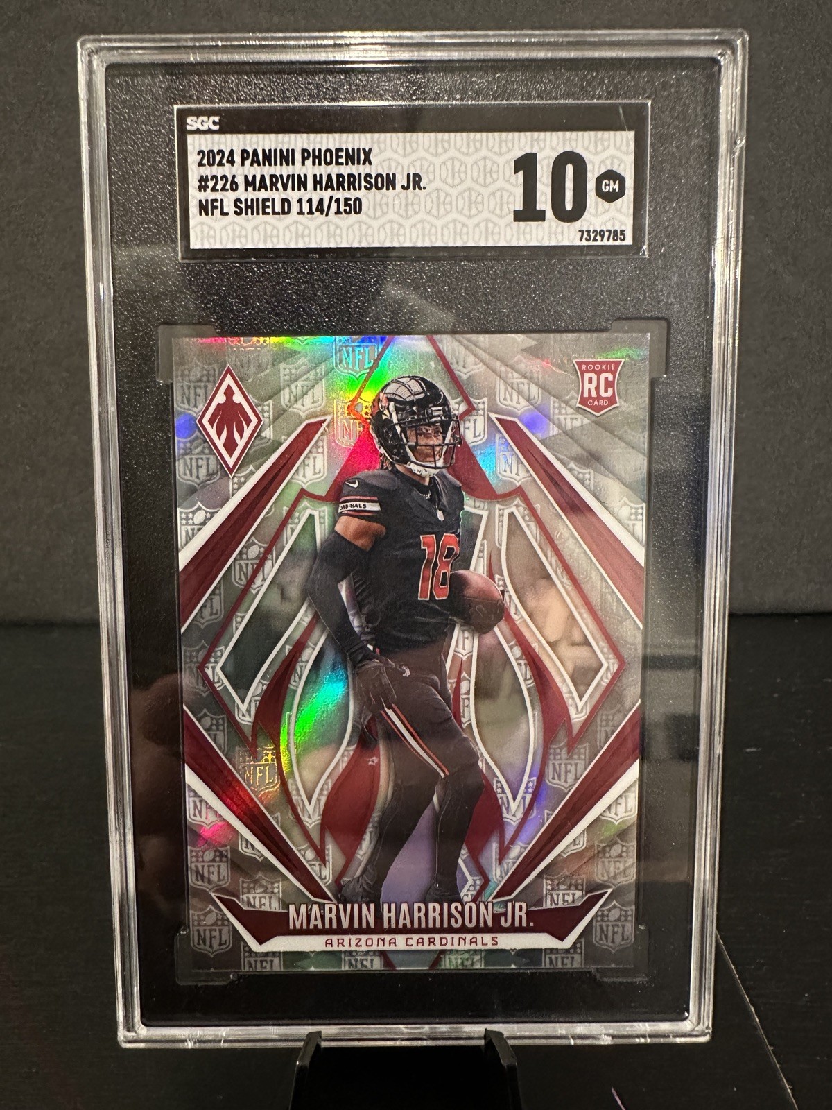 2024 Panini Phoenix Marvin Harrison Jr. NFL Shield Rookie RC #'ed /150 #226