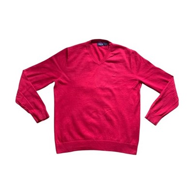 NAUTICA Mens Vintage Sweater Size S Red Sweatshirt Pullover Top  