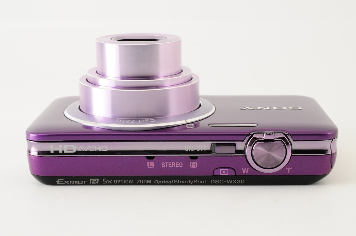 ⏯[MINT] SONY Cyber-shot DSC-WX30 Purple Compact Digital Camera