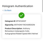 Anthony Richardson Signed Colts Mini Helmet Fanatics Authentic — photo 7