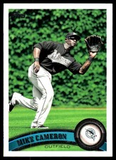Mike Cameron 2011 Topps Update #US141 Marlins MLB READ FREE SHIP AutographDen