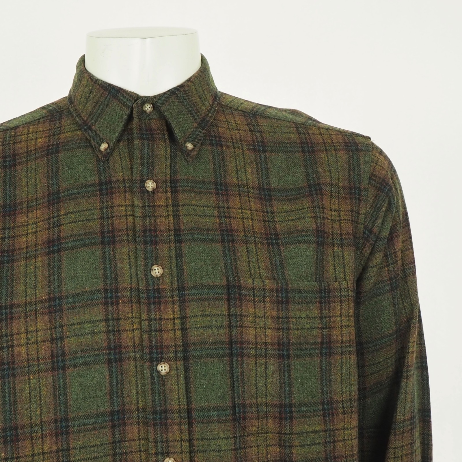 Pendleton Flannel Button Down Shirt Mens Large Gr… - image 2