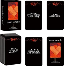 (Second Edition) Oracle Cards 56 Love Oracle Cards,Twin Flame Oracle Deck,Tarot