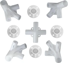 9Pcs White Tent Replacement Spare Parts 3X3M Gazebo,Gazebo Awning Tent Feet Corn