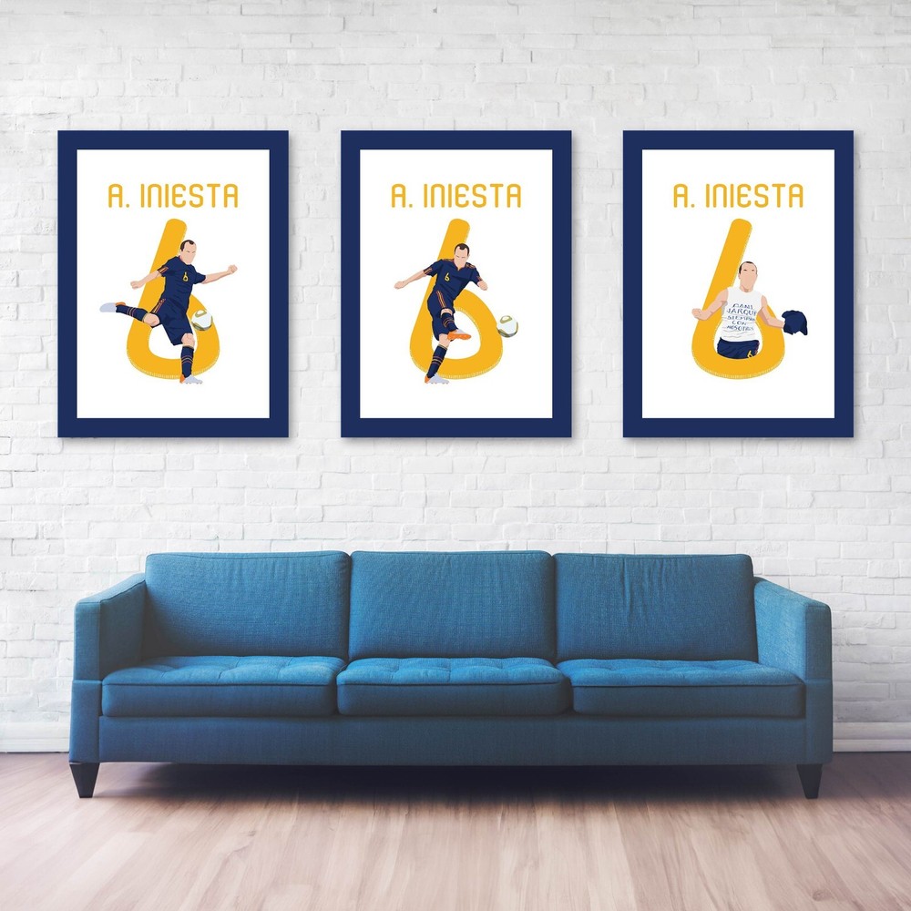 Andrés Iniesta Goal Series, 2010 World Cup Final Spain Print/Poster/Wall-Art