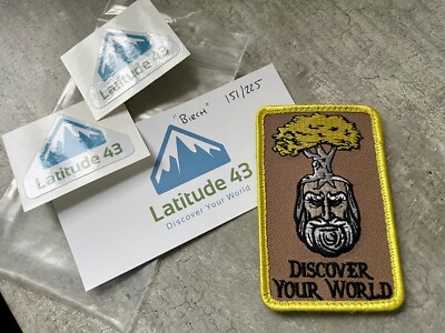 Wildman Birch Patch Velcro, Latitude 43, Outdoor