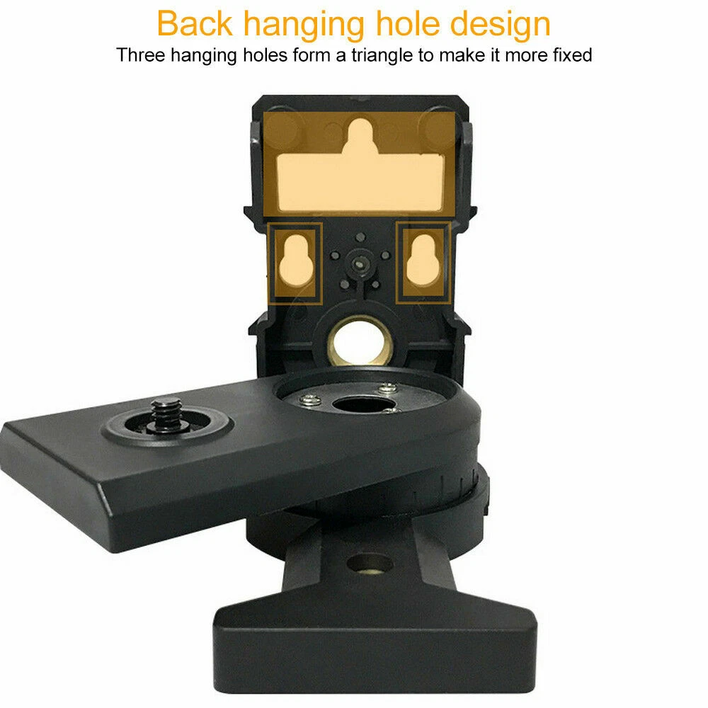 Laser Level Bracket 180°L Shape Magnetic Magnetic Tripod Adapter Base Wall Mount