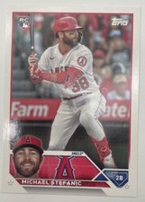 2023 Topps Update RC #US124 Michael Stefanic Angels Rookie Card FREE SHIPPING