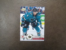 2019 20 Upper Deck Brenden Dillon UD Exclusives hockey card Sharks # 87 / 100