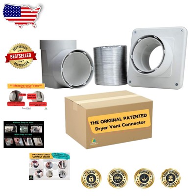 Efficient Dryer Connection System - STV-DLX with Hose and Wall Adapter Included