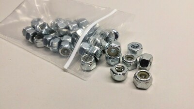 Nut AVU04-40 Finished Hex Locknut Nylon Insert 1/4