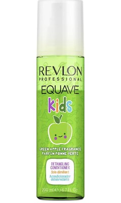 2x REVLON EQUAVE Kids Apple Detangling Conditioner, 200ml, Leave-in, 2-Phasen