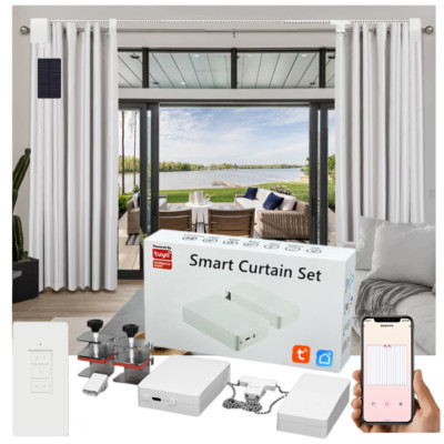 Smart Wi-Fi Curtain Opener Motor  Robot Remote Control Tuya  Smart Life  Alexa 