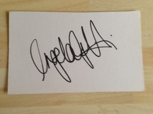Angela Griffiths Autogramm signed 6x3,7 Karte AFTAL - Bild 2 von 3