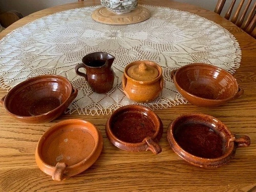 Early Jugtown Ware North Carolina Pottery Collection 70+ Years Old