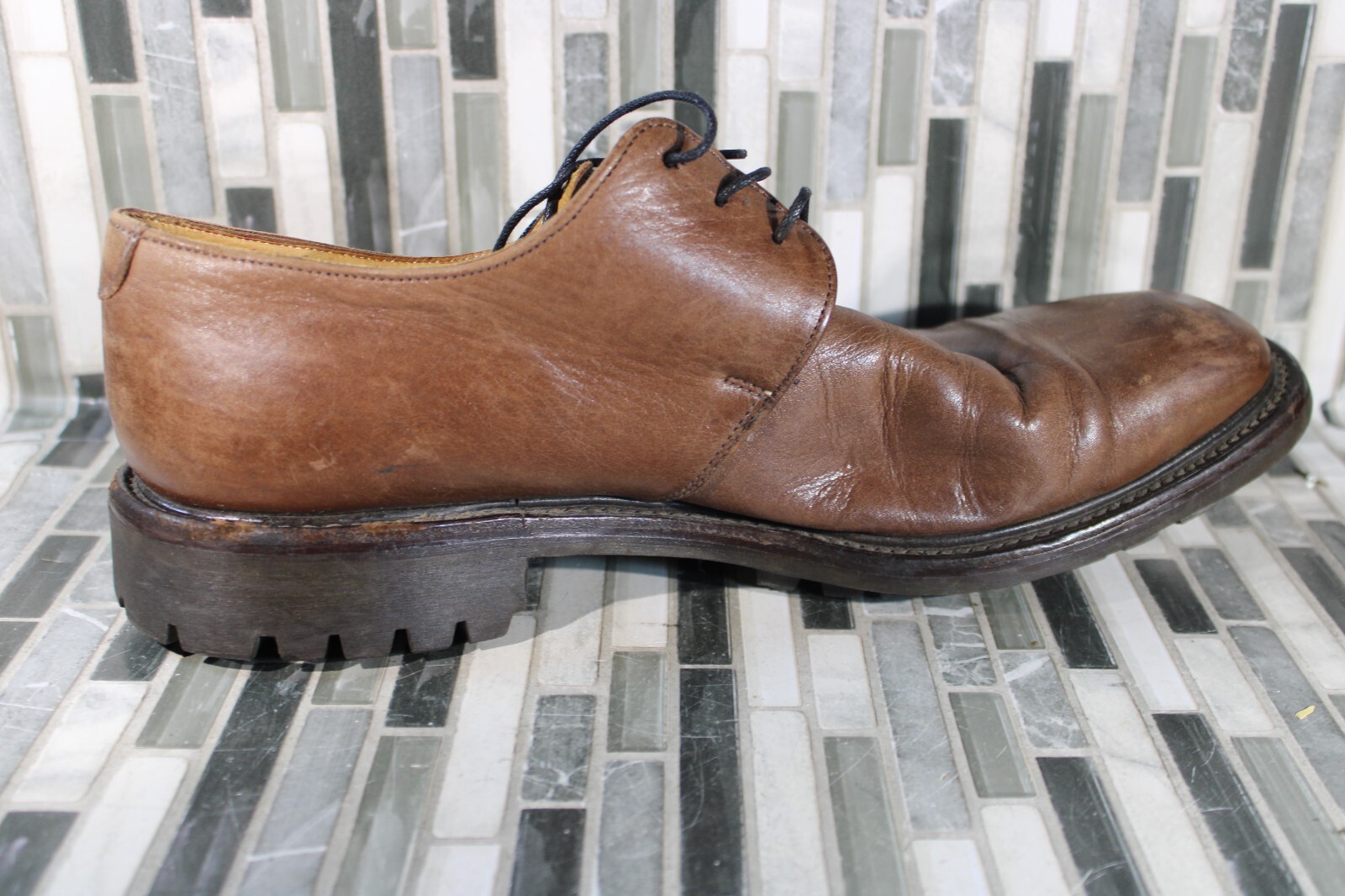 SAOLA Cole Haan ØriginalGrand Wingtip Oxford Woodbury Java taglia 10 (C26472)