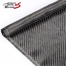 12" x 5FT Black Carbon Fiber Fabric Cloth Resin 3K Twill Weave 12" x 59"