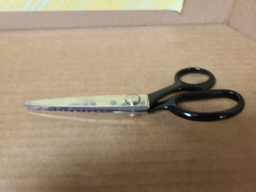 MARKS PINKING SHEARS CHROMED STEEL SCISSORS 7 1/2