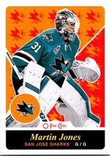 2015-16 O-Pee-Chee Update Retro Hockey Card #U8 Martin Jones Sharks 