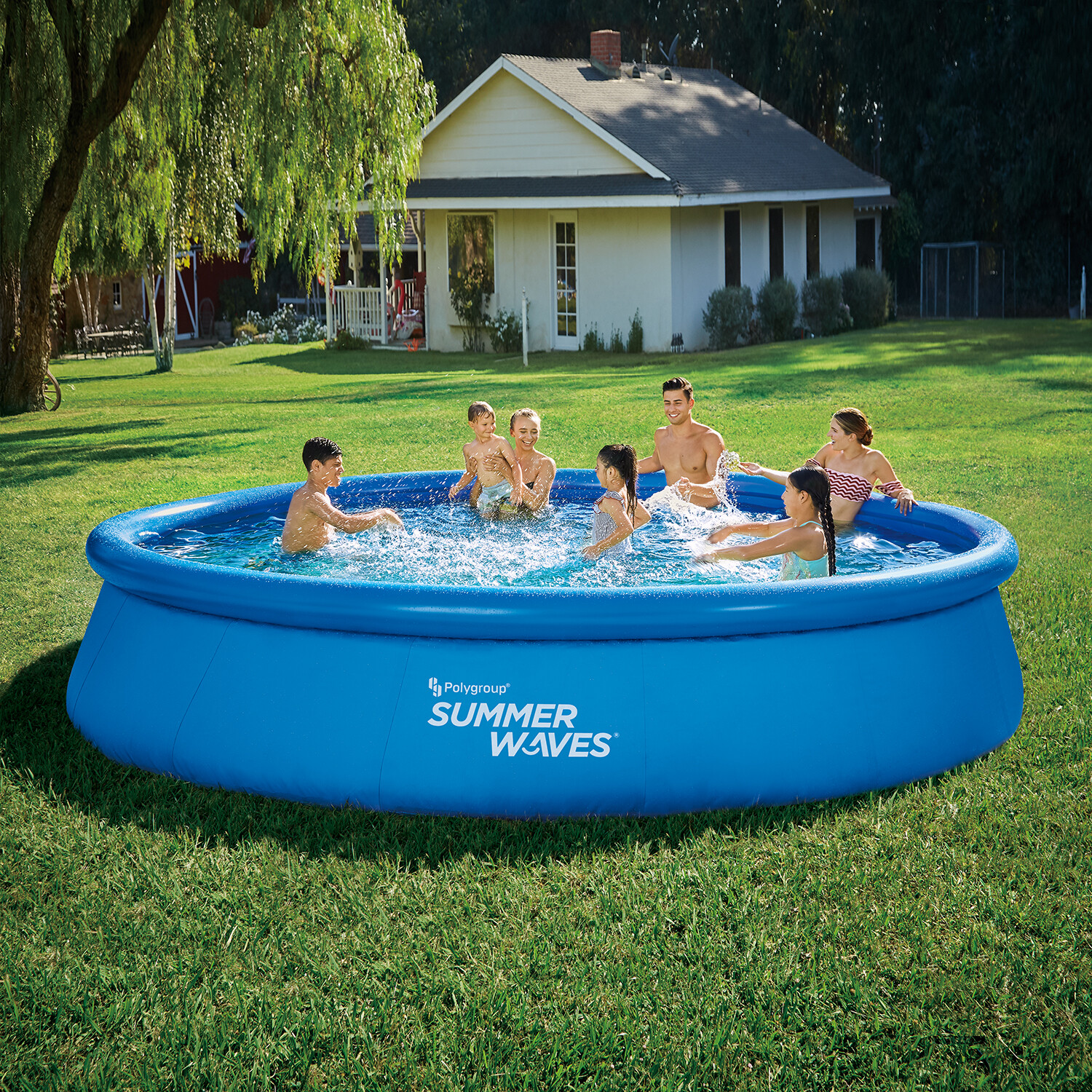 Summer Waves Fast Set Piscina + Bomba 457x84 Piscina Piscina