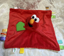 BRIGHT STARTS Red Elmo Lovey Plush 13  with Teether Sesame Street
