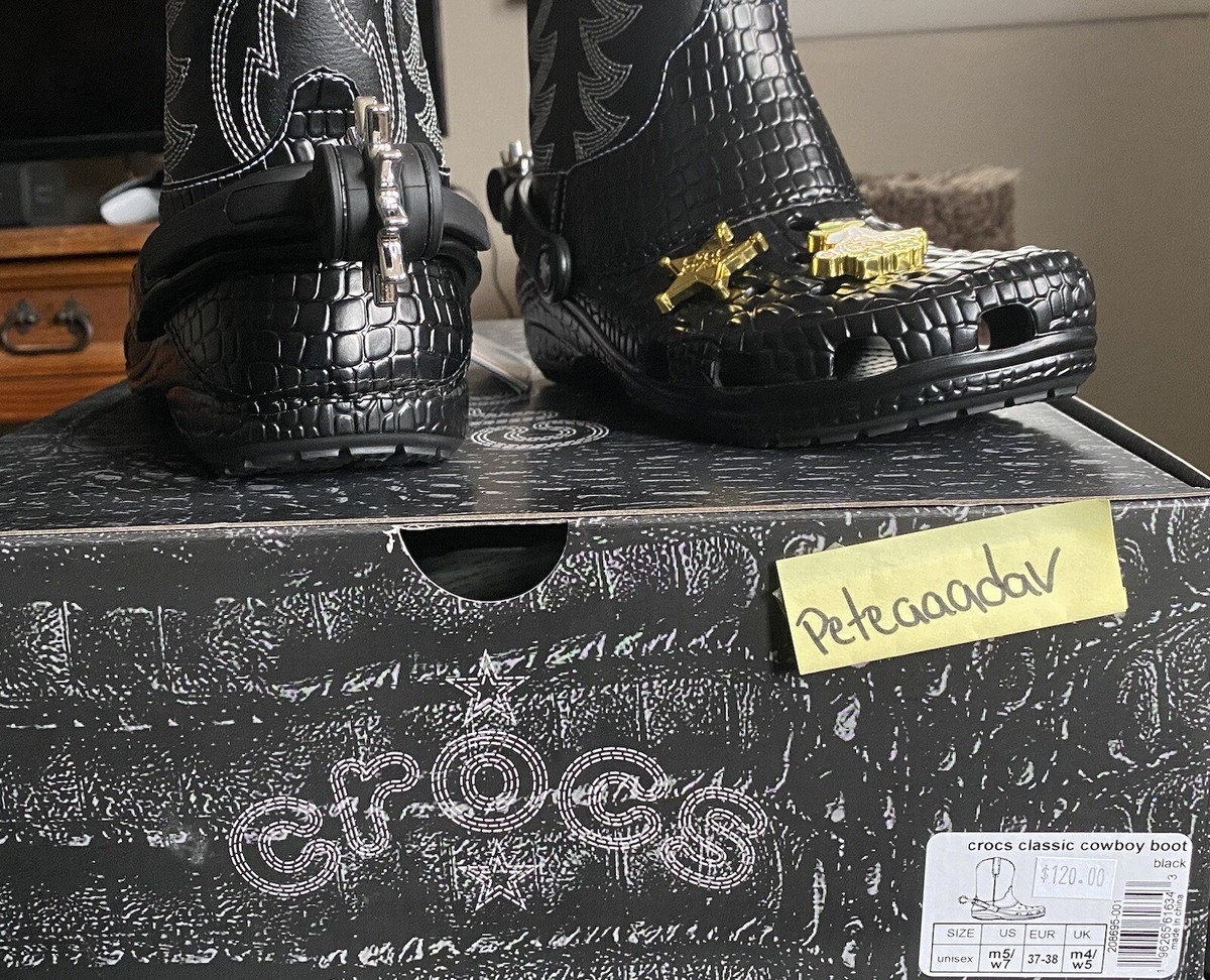 Crocs Classic Cowboy Boot Size 5 Men Brand New | eBay UK
