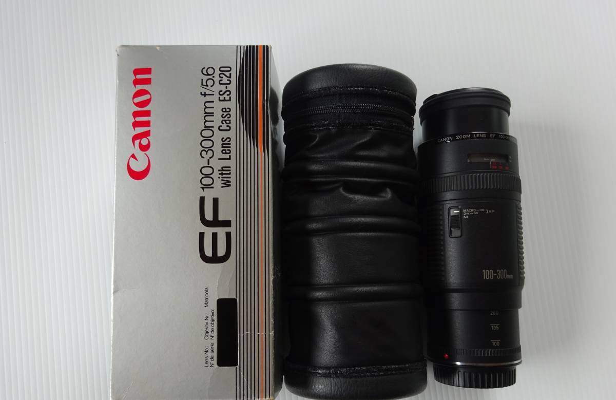 Canon EF 100 300mm Zoom Lens f/5.6 w/Lens Case ES C20 Canon Canon EF 100 300mm Zoom Lens f/5.6 w/Lens Case ES C20 Canon