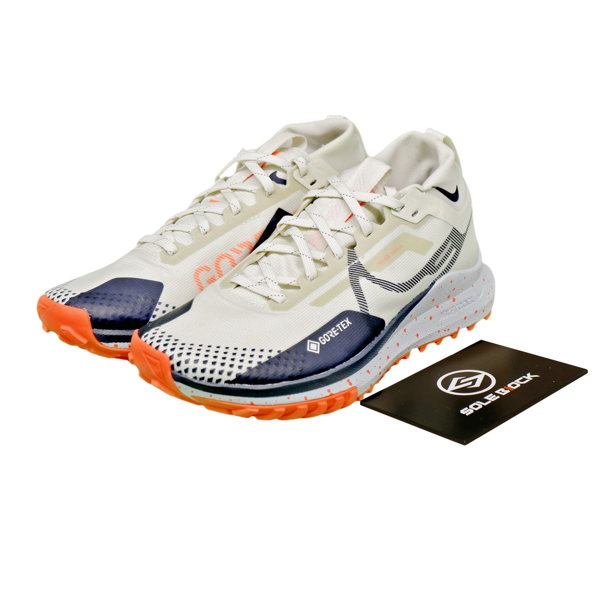 その他 0727-04 Nike React Pegasus Trail 4 GORE-TEX Low Sea Glass Total Orange