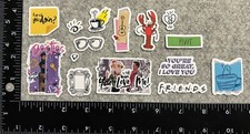Lot of 15 Assorted Friends TV Show Sitcom Stickers