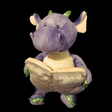 Cuddle Barn Dalton Storytelling Dragon Plays 5 Stories Talking Plush 10.5"