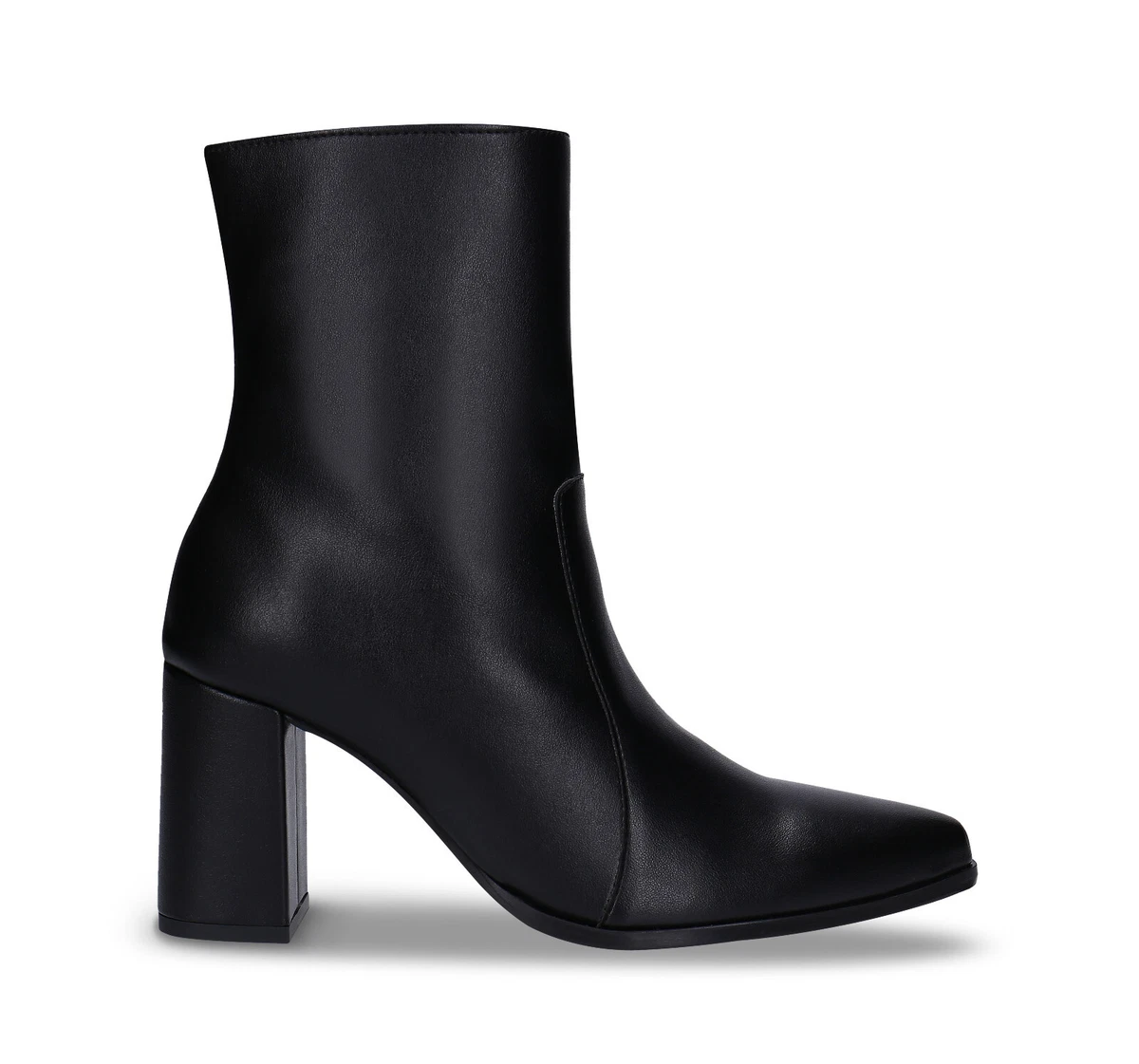 Boots noir best sale femme bout pointu
