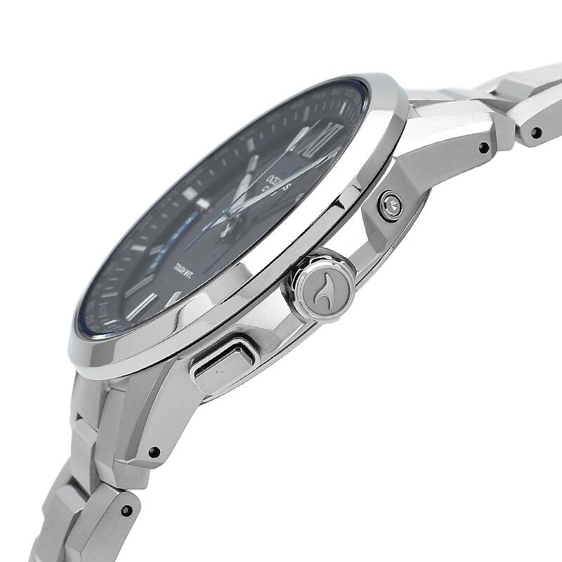 Pre-owned Casio Oceauns Ocw-t150-1ajf Titanium Sapphire Crystal Radio Solar Watch Men's
