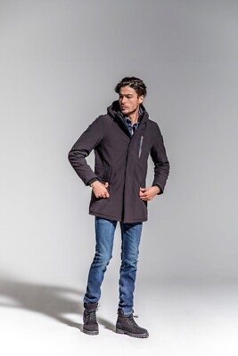 FIFTY FOUR HERREN DAUNENJACKE GR-M FARBE GRAU EURO 65,00