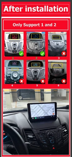 Android 13 Carplay para Ford Fiesta 2009-2014 coche estéreo radio GPS navegación WIFI RDS - Imagen 5 de 24