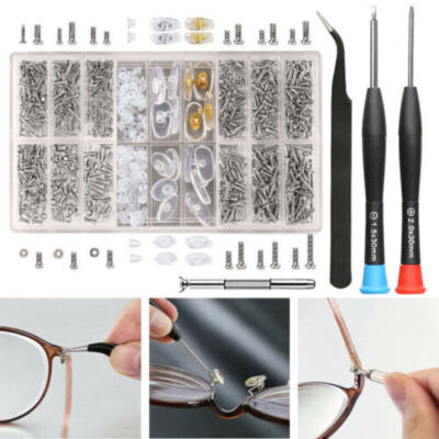Brillen-Reparatur set Reparatur-Set-Werkzeug Gläser Reparatur mutter Schrauben