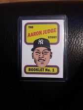 2019 Topps Heritage 1970 Player Story Booklets #1 Aaron Judge Yankees SSP