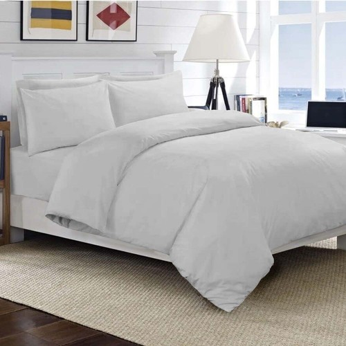 Duvet Quilt Cover With Fitted Sheet & Pillowcases 4 Piece Reversible Bedding Set - Picture 26 of 85