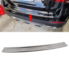 Rear Bumper Sill Cover Guard for Mercedes GLC Class X253 2016-22 Stainless Steel