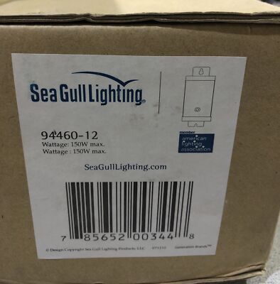 Sea Gull Lighting Transformer 94460-12 Ambiance Lighting Systems 150W 120V-12V