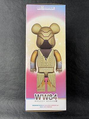BearBrick Wonder Woman Golden Armor WW84 Be@brick 400